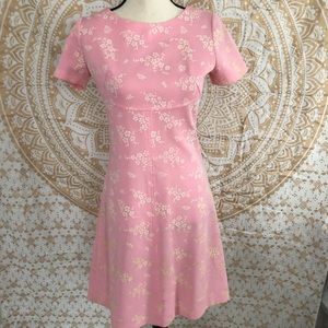 Pink Floral Dress vintage 70’s